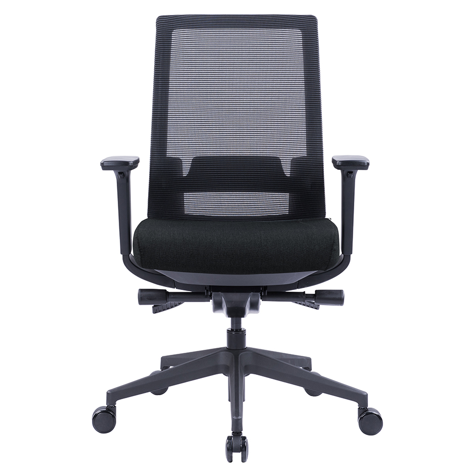 Q2 Black Mesh & Frame, Black Base, Jet Black Seat